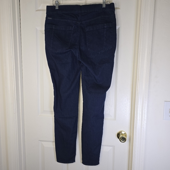 Womens Columbia Pull On Dark Blue Jeans L - Picture 6 of 10